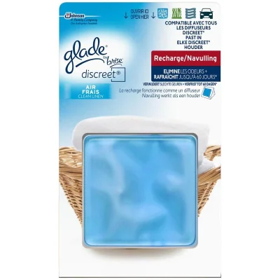GLADE Air Freshener Refill Discreet Air Frais