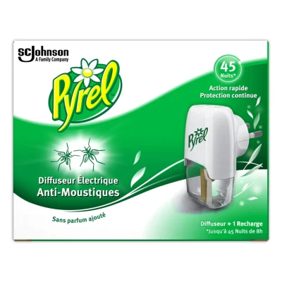 PYREL Electric Mosquito Repellent Diffuser 1 diffuser + 1 refill 27 ml