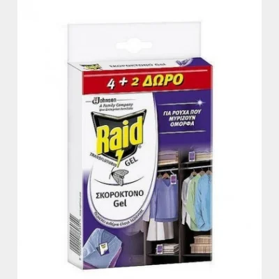 RAID GEL ΣΚΟΡΟΥ ΛΕΒΑΝΤΑ 4+2