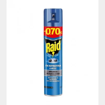 RAID AEROSOL ΕΝΤΟΜΟΚΤΟΝΟ SPRAY 300ml