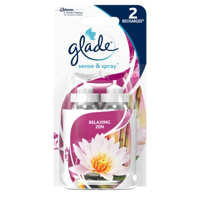 GLADE Air Freshener Sense & Spray Relaxing Zen 2x18 ml