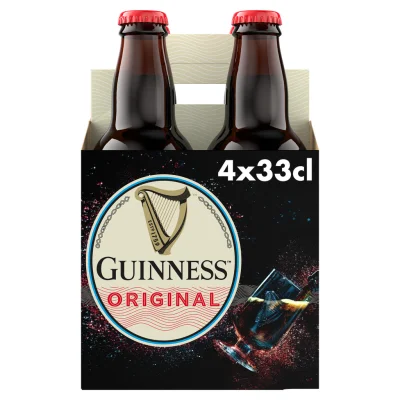 GUINNESS Original Stout Beer 4 x 33 cl