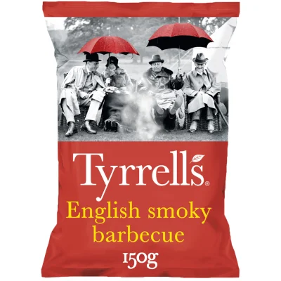 TYRRELL'S Smoky Barbecue Potato Chips 150 g