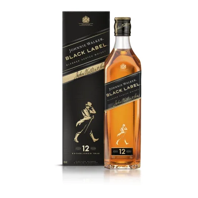 JOHNNIE WALKER Whisky Blend Black Label 12 Year Old Scotland 70 cl