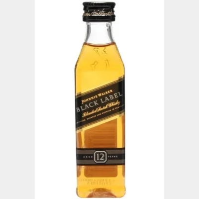 Miniature Johnnie Walker Black Label 12YO 5cl