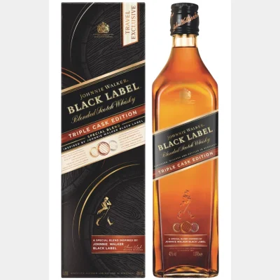 Johnnie Walker Black Triple Cask + GB 40% 1Ltr