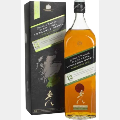 Johnnie Walker Black Label 12 YO Lowlands Origin 42% 1Ltr