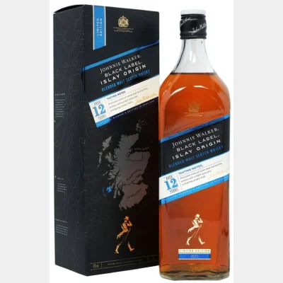 Johnnie Walker Black Label 12 YO Islay Origin + GB 42% 1Ltr