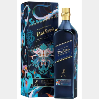 Johnnie Walker Blue Label CNY 2025 Year Of The Snake + GB 40% 70cl