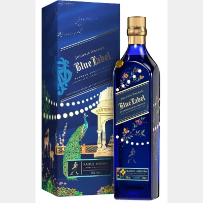 Johnnie Walker Blue Label Rahul Mishra Diwali Edition + GB 40% 70cl