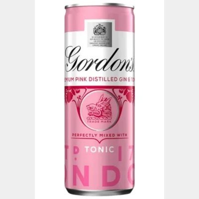 Gordon's Premium Pink & Tonic 6.4% 250ml (Can)