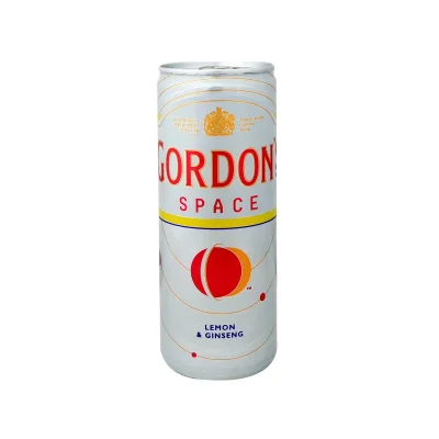 Gordon’s Space Lemon & Ginseng 250ml Gordon's Κουτί αλκοολούχο ποτό lemon & ginseng 250ml