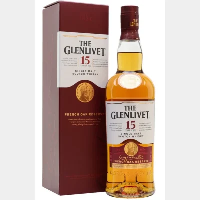 Glenlivet 15 Years French Oak + GB 40% 70cl