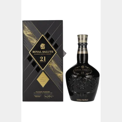 Chivas Regal 21 Years Royal Salute The Peated Blend + GB 40% 70cl
