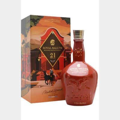 Chivas Regal 21 Years Royal Salute Polo Estancia Edition +GB 40% 70cl