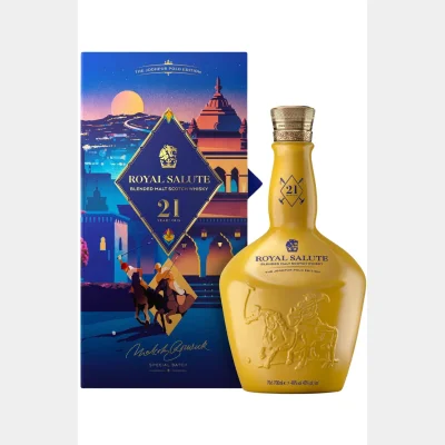 Chivas Royal Salute 21 Year Old Jodhpur Polo Edition + GB 40% 70cl