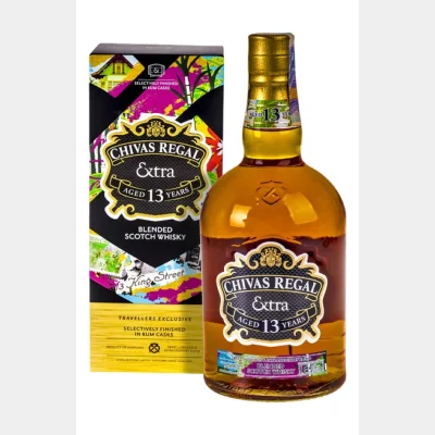 Chivas Regal 13 Years Extra Rum Cask + GB 40% 1L