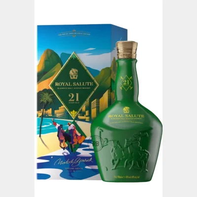 Royal Salute 21 Years Polo Edition Rio De Janeiro + GB 40% 70cl