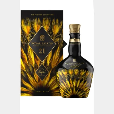Chivas Royal Salute 21 Years Harris Reed Gold Edition + GB 40% 70cl