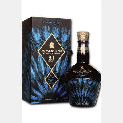 Royal Salute 21 Years Harris Reed Blue Edition + GB 40% 70cl
