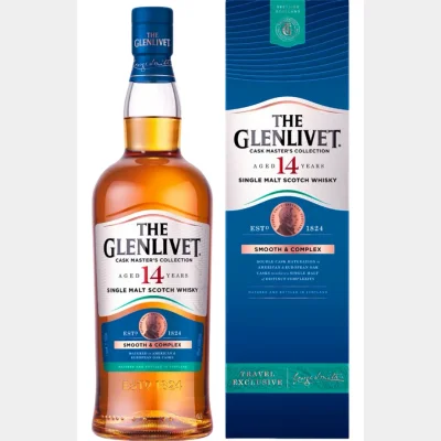 The Glenlivet 14 Years Old Smooth & Complex + GB 40% 1Ltr