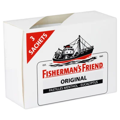 FISHERMAN'S FRIEND Original Menthol Eucalyptus Lozenges 3x25g