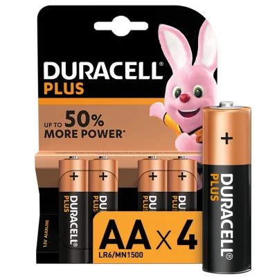DURACELL Alkaline Batteries LR6-AA 1.5V x4