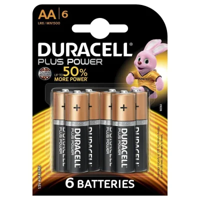 DURACELL Plus Power AA X6
