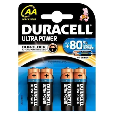 DURACELL Ultra M3 LR6 AA Batteries 4 Pack