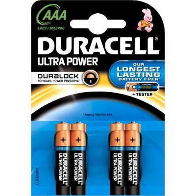 DURACELL AAA Ultra Power Batteries B4