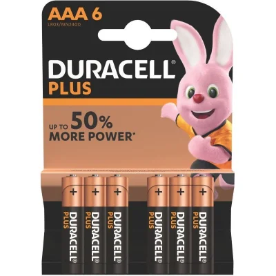 DURACELL Alkaline Battery AAA LR03 x6