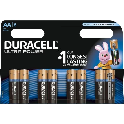 DURACELL Alkaline Battery Ultra Power LR6 x8