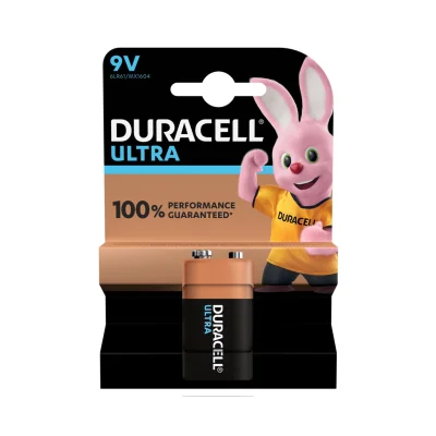 DURACELL Ultra Power Battery 9V X1