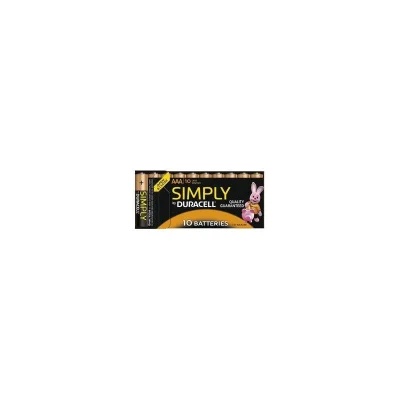 DURACELL Alkaline Battery Simply LR03 AAA X10