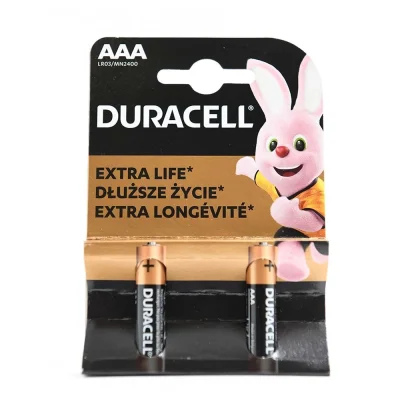 Duracell AAA Basic Batteries 2 Pack
