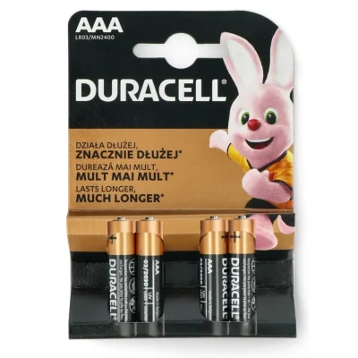 Duracell AAA Basic Batteries 4-Pack