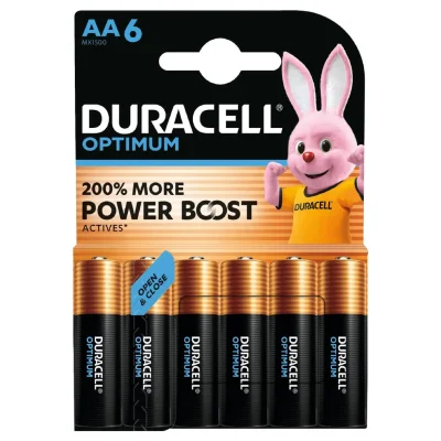DURACELL Optimum AA Batteries x6