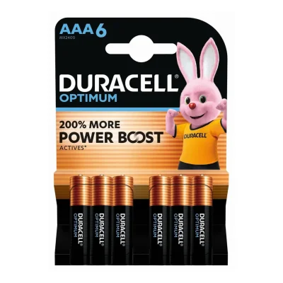 DURACELL Optimum AAA Batteries x6