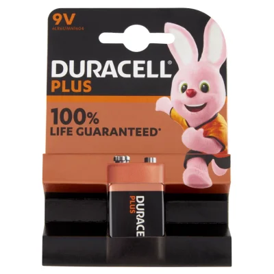 Duracell Plus Power 9V Battery (x10)