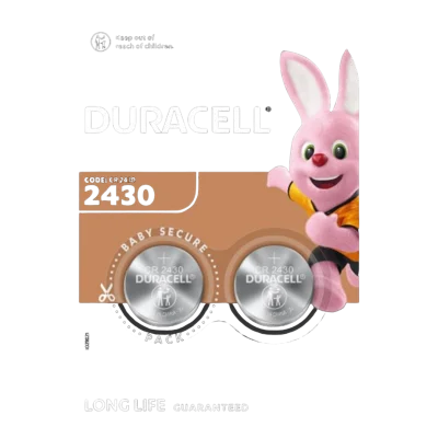 DURACELL Special Lithium Coin Batteries 2430 3V (DL2430/CR2430) 2-pack