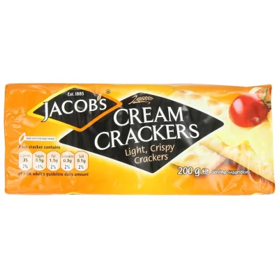 JACOB'S Cream Crackers savory biscuits 200 g