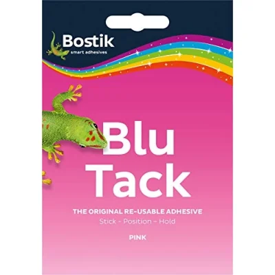Bostik Blu Tack Handy Pack Pink 60g