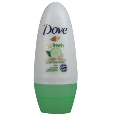 Dove roll-on deodorant 50 ml. Go Fresh cucumber & green tea.