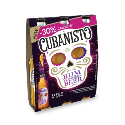 CUBANISTO Rum Flavored Beer 3 x 33 cl