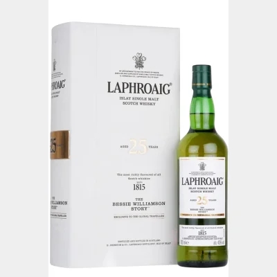 Laphroaig 25 Years The Bessie Williamson Story + GB 43% 70cl