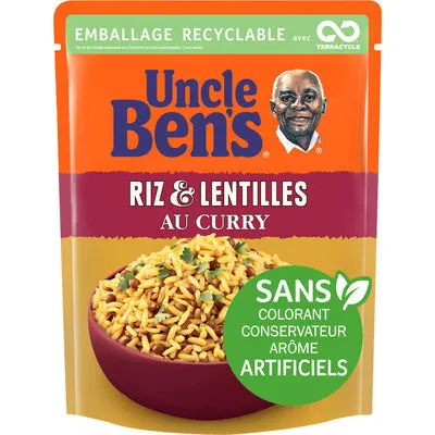 UNCLE BENS Rice and Lentils Curry 220 g
