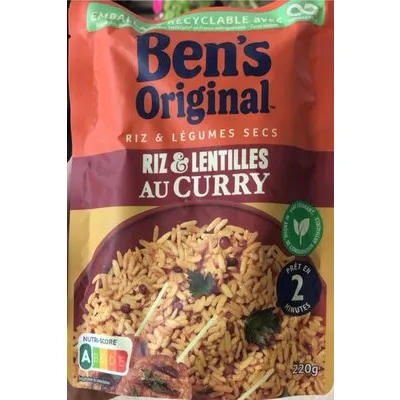 BENS Orig. Rice/Lentils Curry 220 g