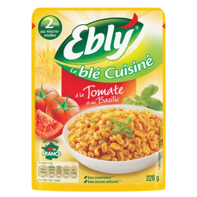 EBLY Wheat Express Tomato Basil 220 g