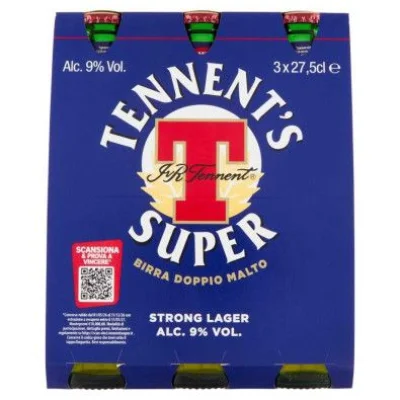 Tennent's Super Birra Cl.27,5X3 Vol.9°