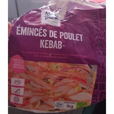 MOY PARK FRANCE Halal Chicken Kebab Strips 1 kg